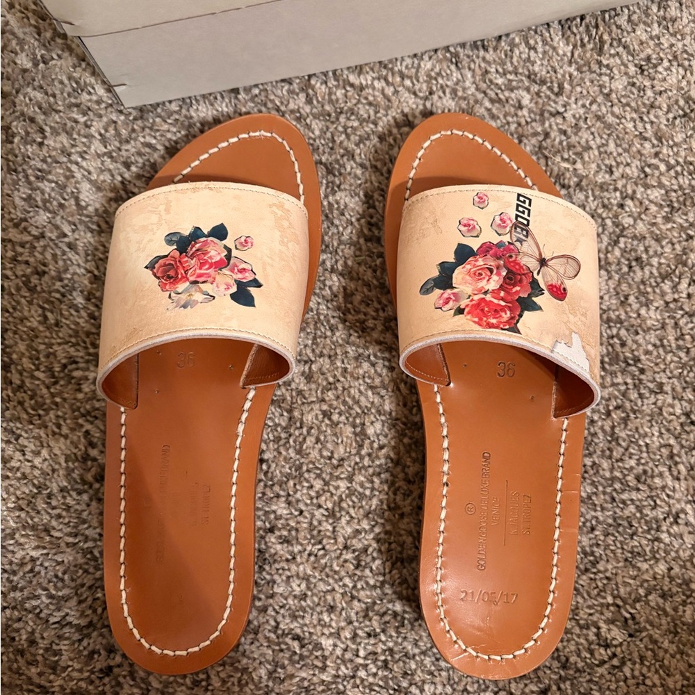 Golden Goose Wedge Sandal